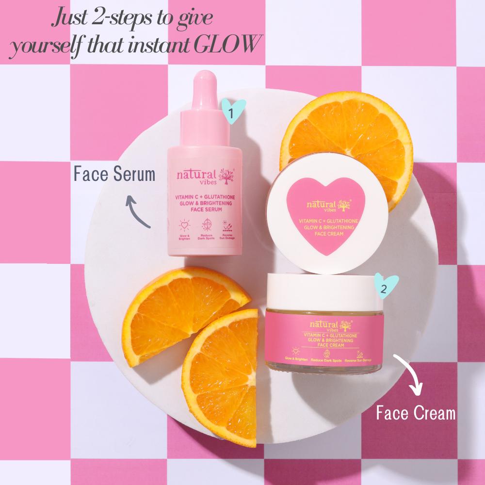 Vitamin C + Glutathione Glow & Brightening Face Serum