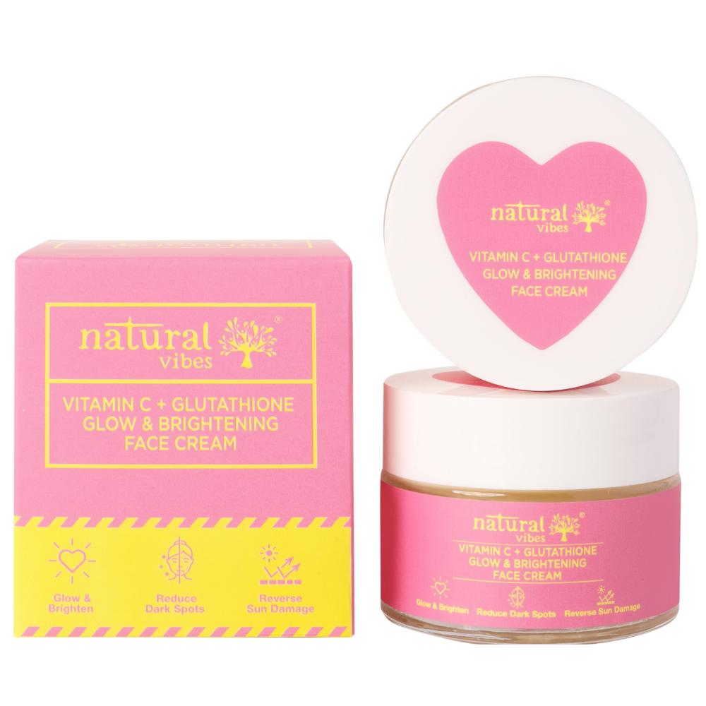 Vitamin C + Glutathione Glow & Brightening Face Cream