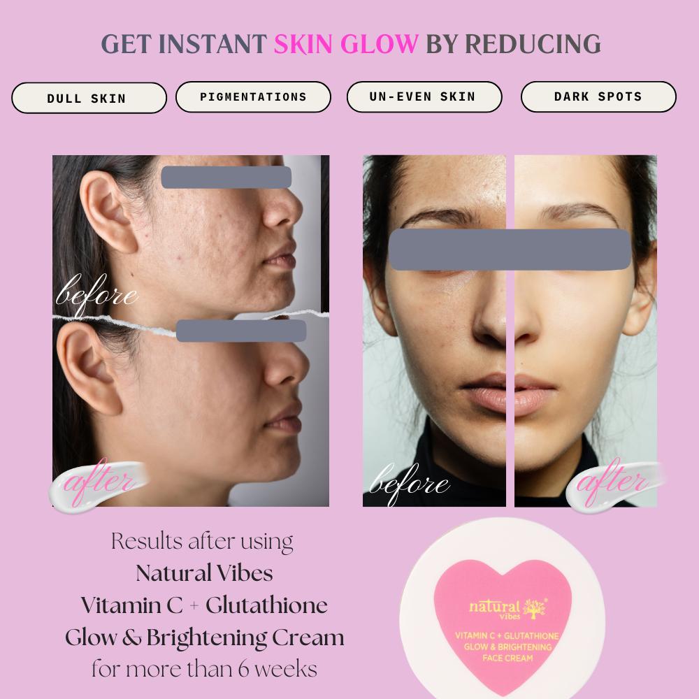 Vitamin C + Glutathione Glow & Brightening Face Cream