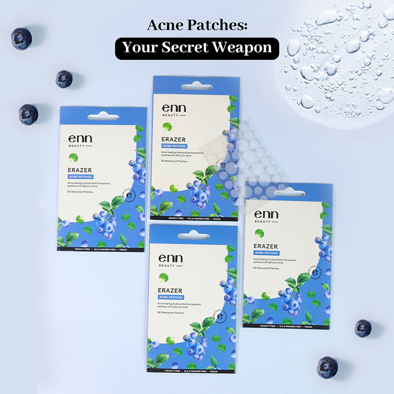 Erazer Acne Pimple Patches - 0.5% Salicylic Acid, Waterproof & Transparent, 36 Patches