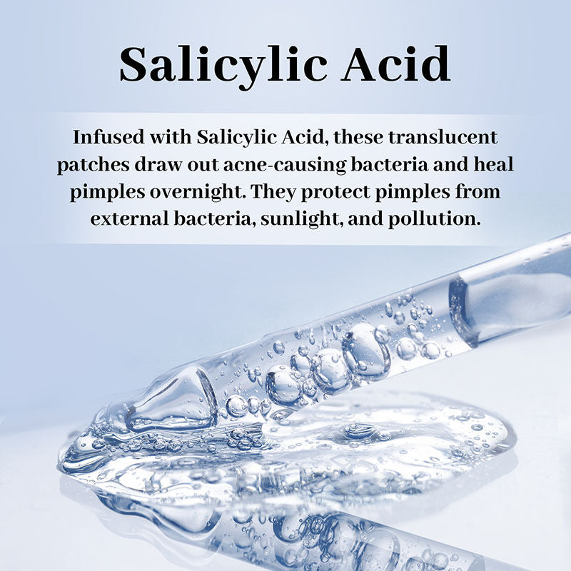 Erazer Acne Pimple Patches - 0.5% Salicylic Acid, Waterproof & Transparent, 36 Patches
