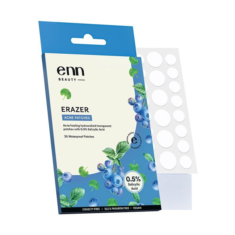 Erazer Acne Pimple Patches - 0.5% Salicylic Acid, Waterproof & Transparent, 36 Patches