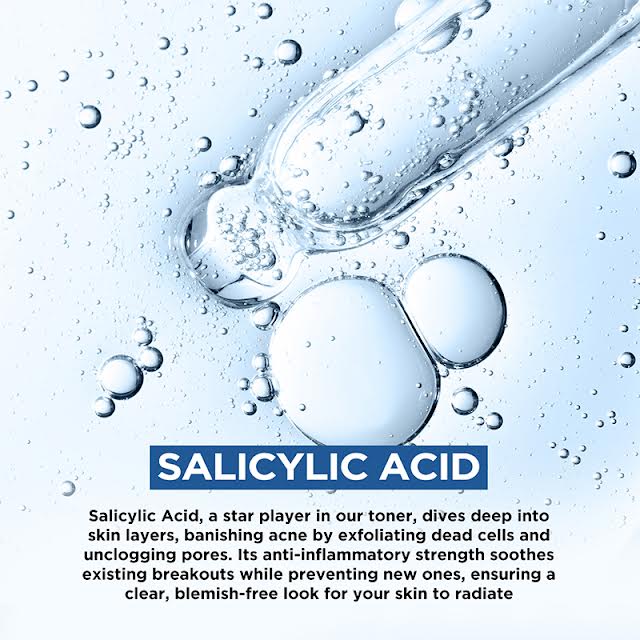1% BHA Clarifying Face Toner For Bright Skin with Salicylic Acid- Reduces Acne & Pores