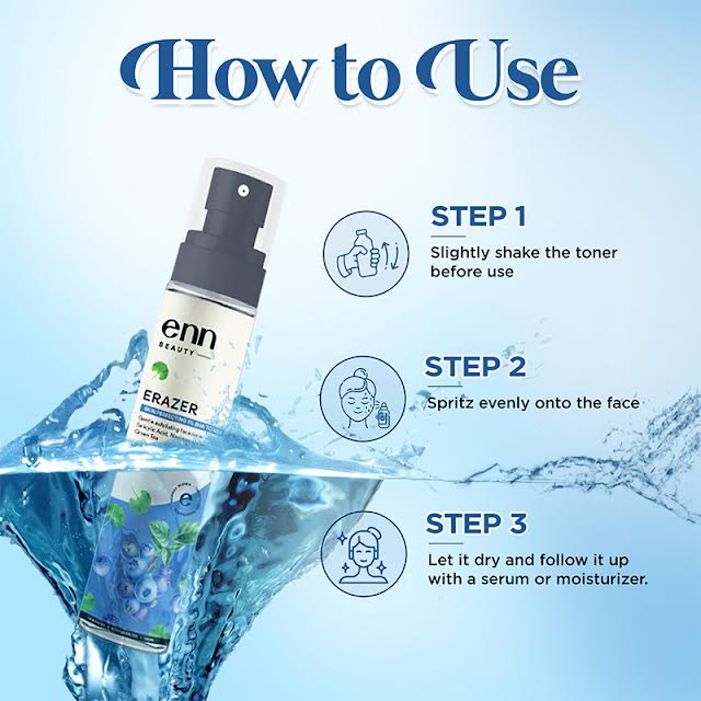 1% BHA Clarifying Face Toner For Bright Skin with Salicylic Acid- Reduces Acne & Pores