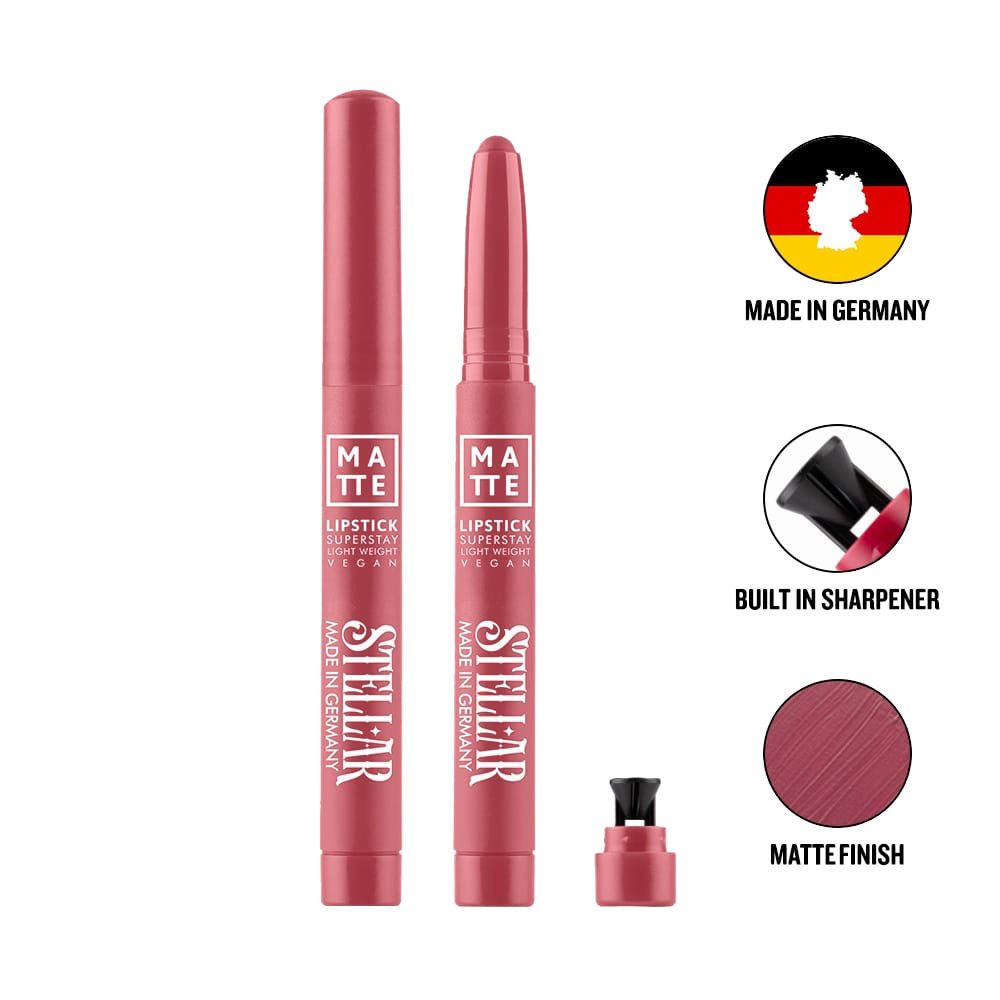 Stellar Matte Lipstick - Mauve Muse G402