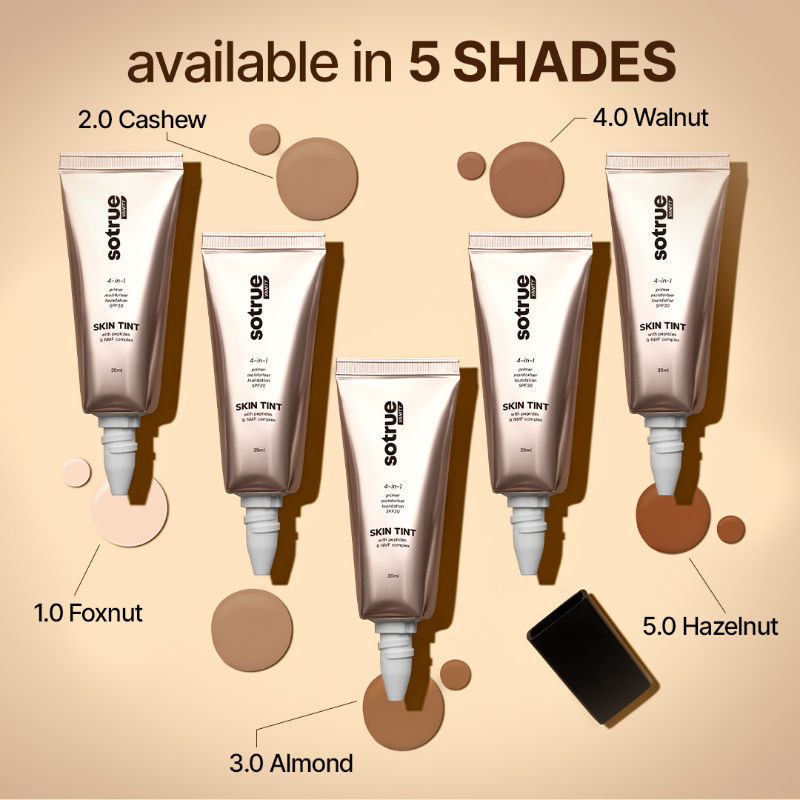 4-In-1 Skin Tint Moisturiser, Primer & Foundation with SPF 30