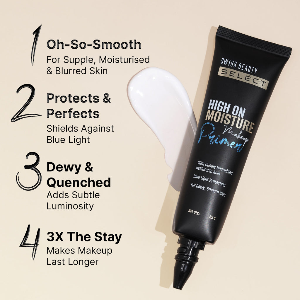 Select High On Moisture Makeup Primer Enriched With Glycerin & Hyaluronic Acid