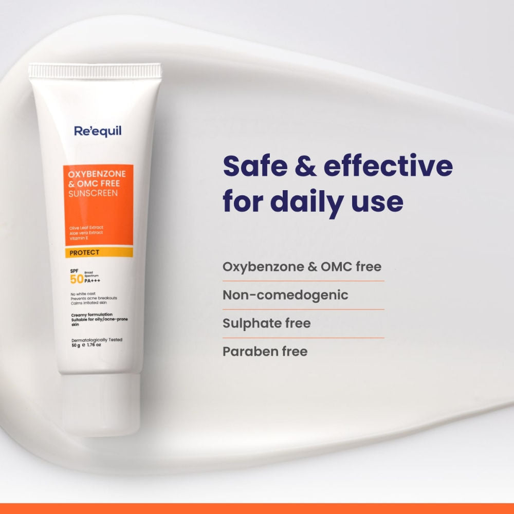 Oxybenzone And Omc Free Sunscreen SPF 50 PA+++