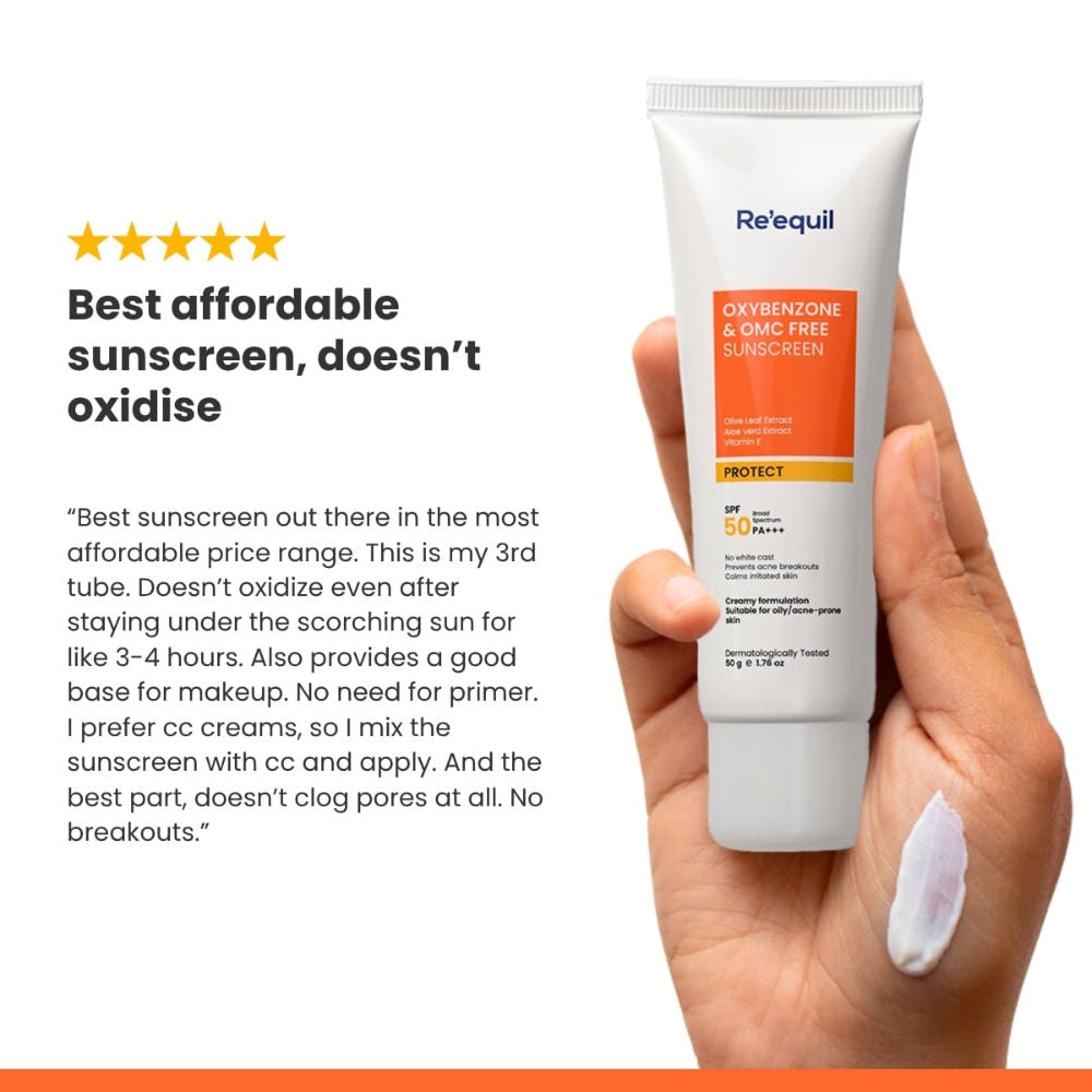 Oxybenzone And Omc Free Sunscreen SPF 50 PA+++