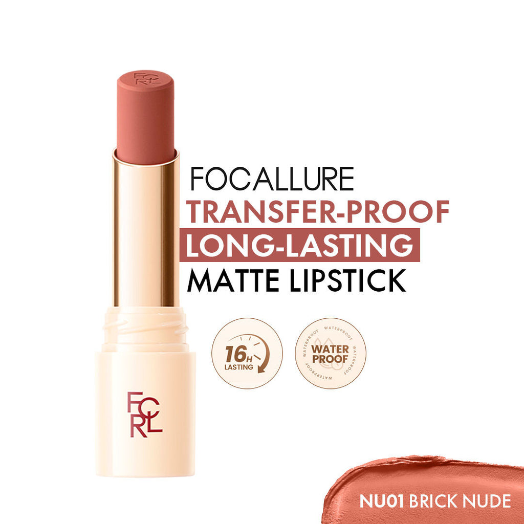 Lasting Matte Lipstick - Hot Nu01 Brick Nude