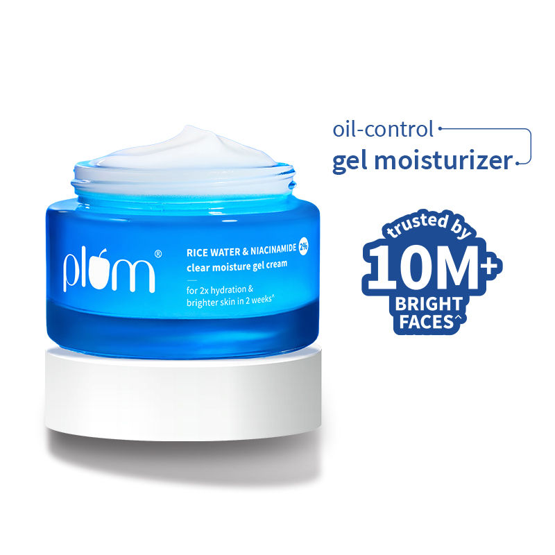 2% Niacinamide & Rice Water Moisturiser - Lightweight Gel Cream For Oil-Free Hydration