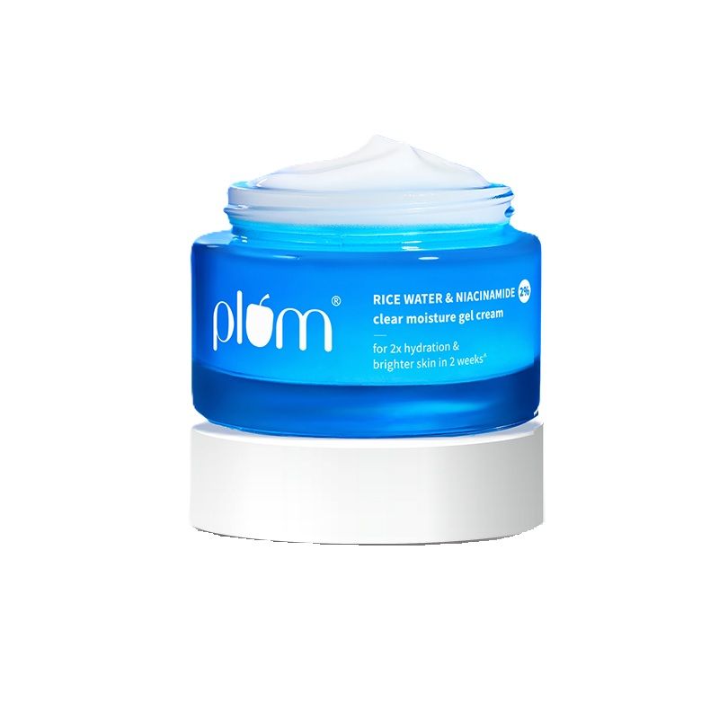 2% Niacinamide & Rice Water Moisturiser - Lightweight Gel Cream For Oil-Free Hydration