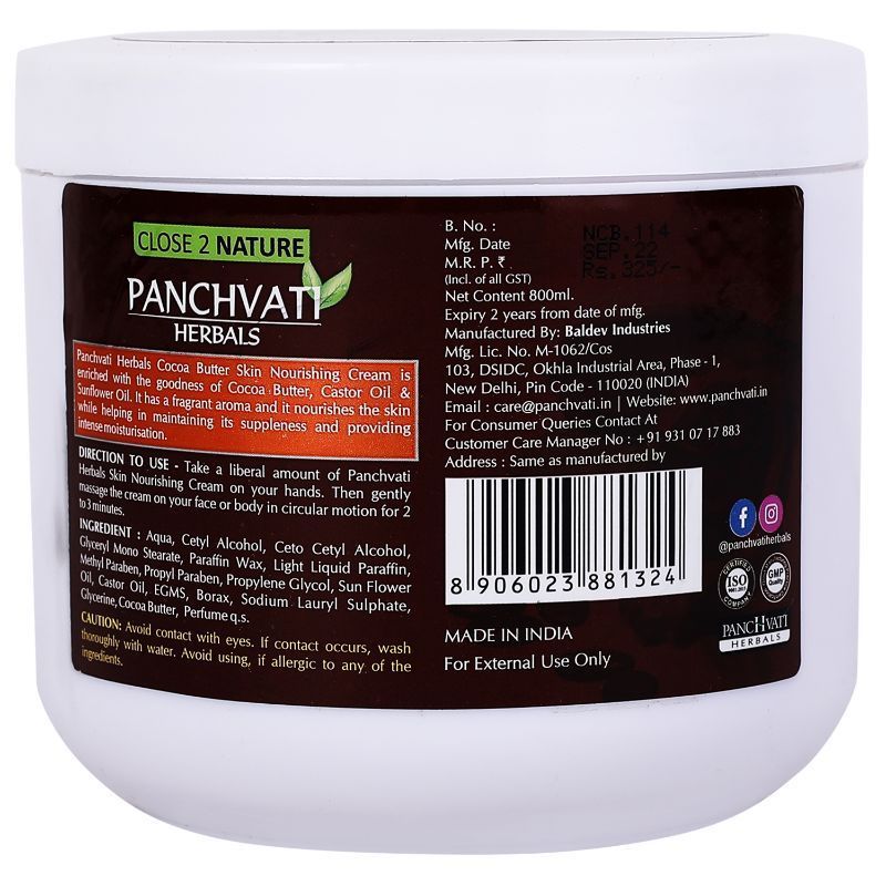 Cocoa Butter Face Massage Cream