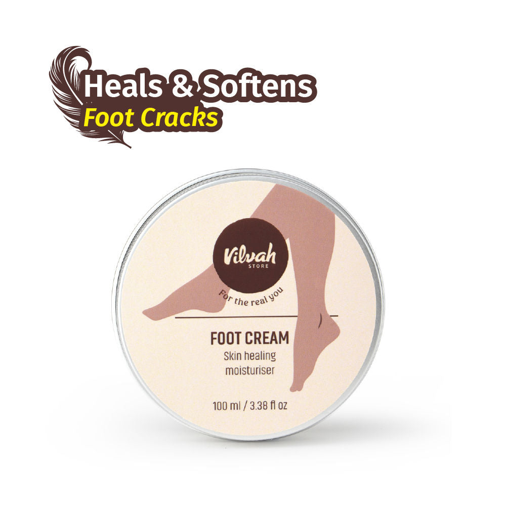 Foot Cream For Cracked, Chapped Or Calloused Feet helps Moisturize & Soften Rough Heels