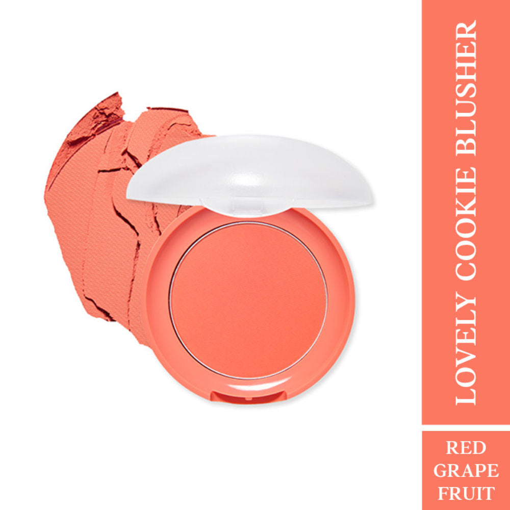 Lovely Cookie Pressed Powder Blush - Red Grapefruit Pudding