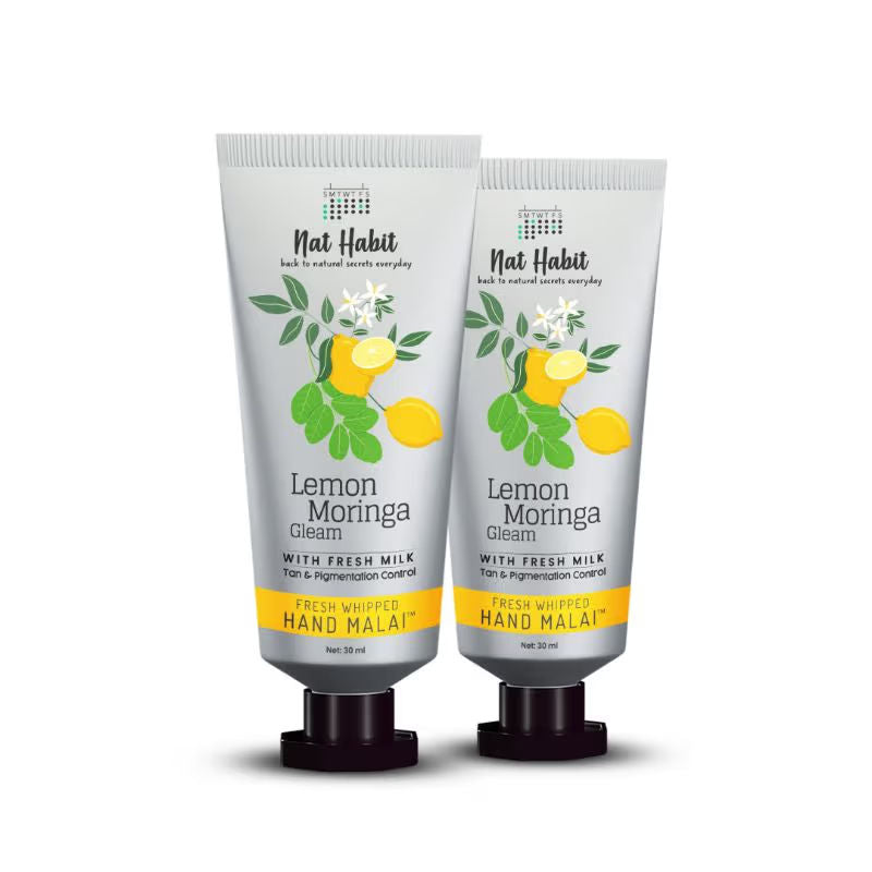 Lemon Moringa Hand Malai, Hand Creams for Tan & Pigmentation Control, Hand Moisturizer