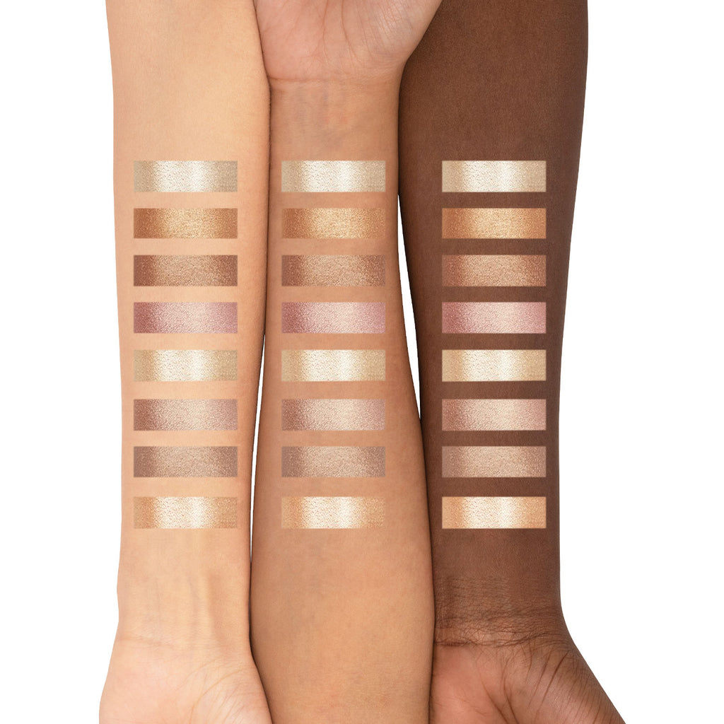 Glowing Goddess Highlighter Palette - Intense Glow, Silky Smooth Micro Pearls, Blends Seamlessly