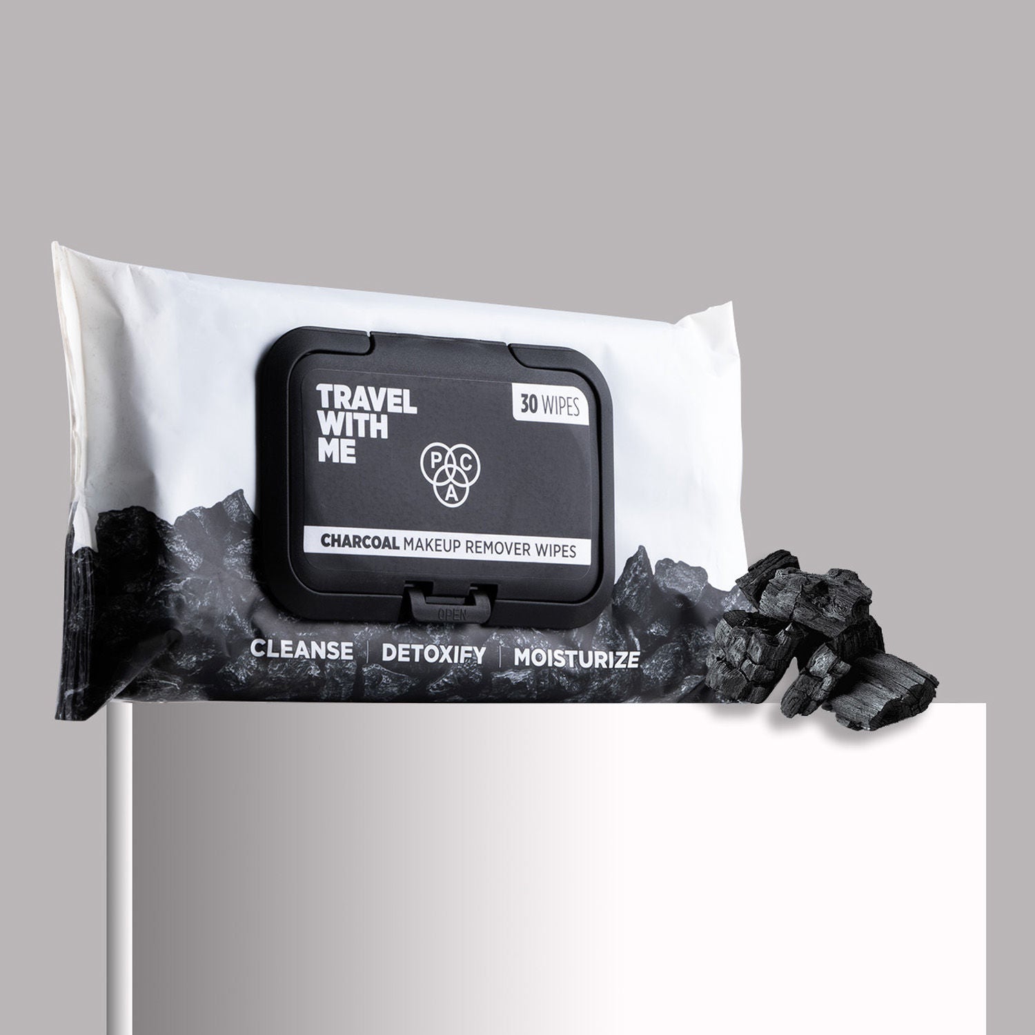 Travel With Me Charcoal Wipes