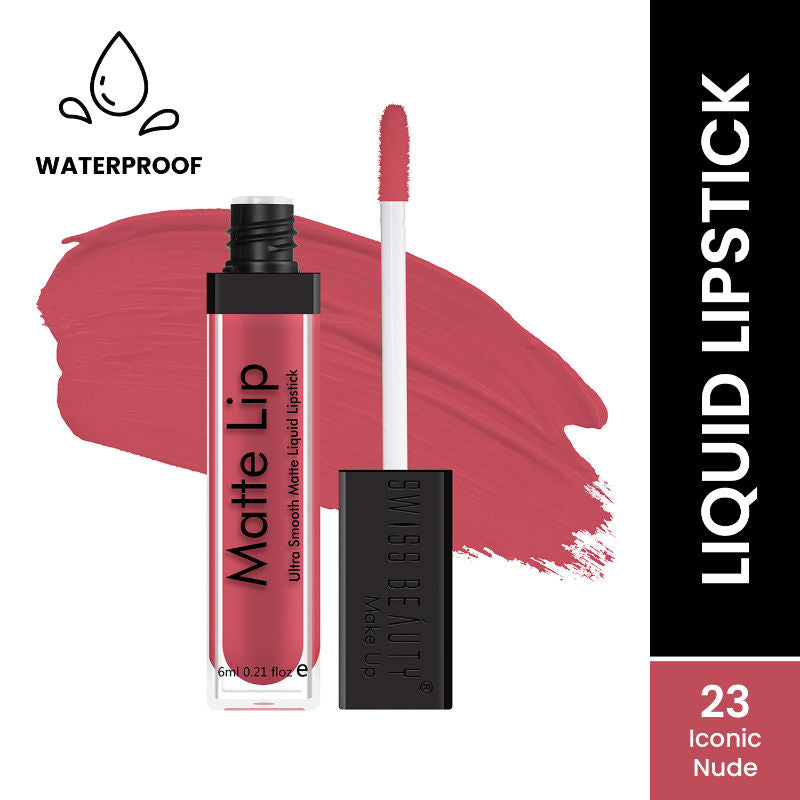 Ultra Smooth Matte Liquid Lipstick - 23 Iconic Nude