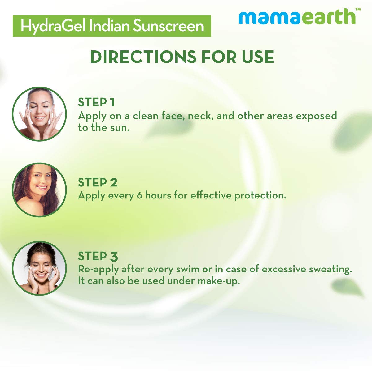 HydraGel Indian Sunscreen SPF 50, with Aloe Vera & Raspberry for Tan Protection