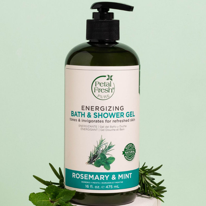 Pure Rosemary & Mint Energizing Bath & Shower Gel