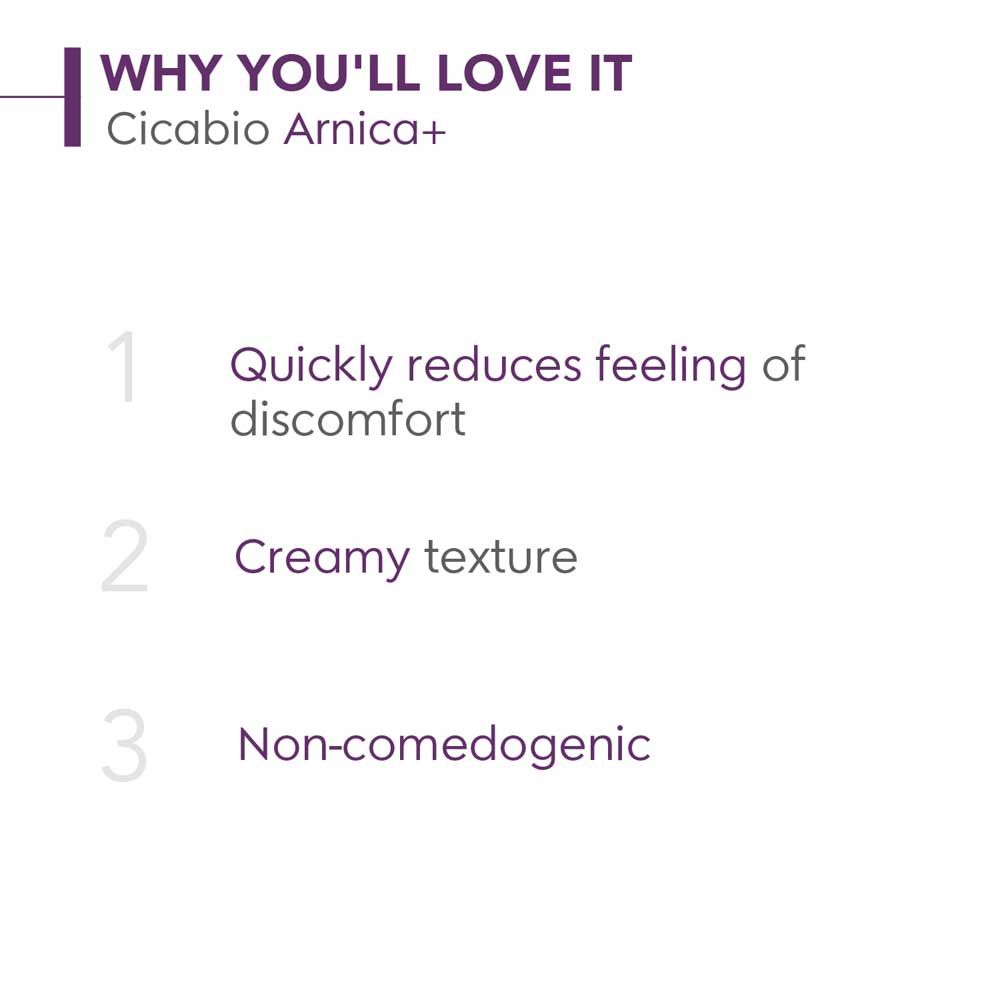 Cicabio Arnica+ SOS Quickly Repairs and Soothes Skin Damage