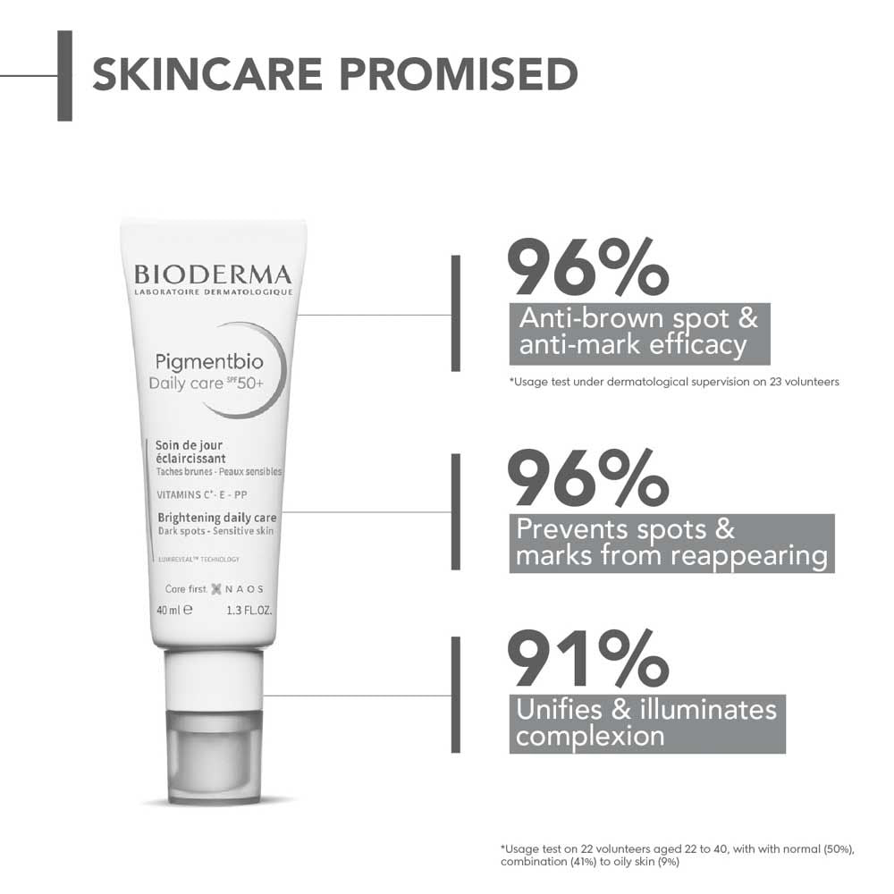SPF 50+ Brightening Sunscreen - Pigmentbio Daily Care