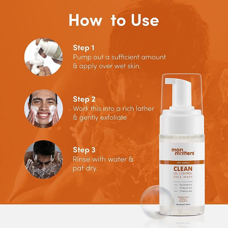 Oil Control - Acne & Pimples Face Wash For Men