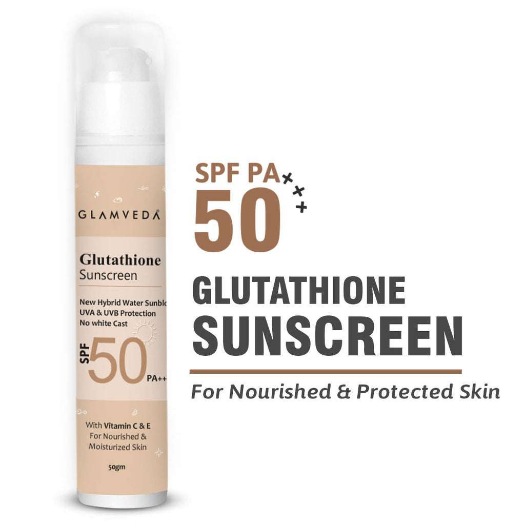 Glutathione Sunscreen SPF 50 PA+++ with Vitamin C & E