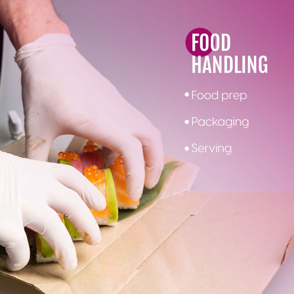 Disposable Latex Gloves For Hair Dyeing & Treatment