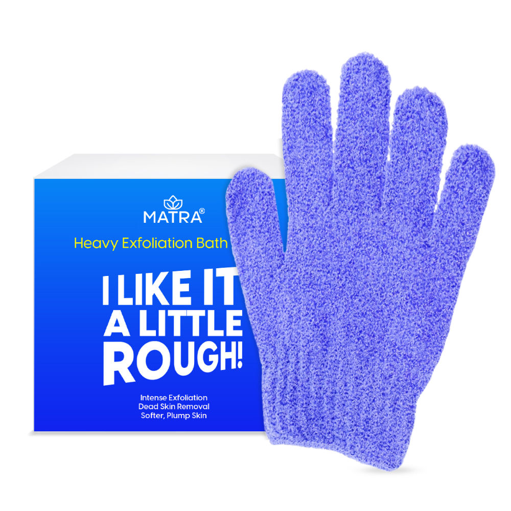 Heavy Exfoliating Bath Glove Loofah Body Scrub Mitten For Dead Skin & Blackheads