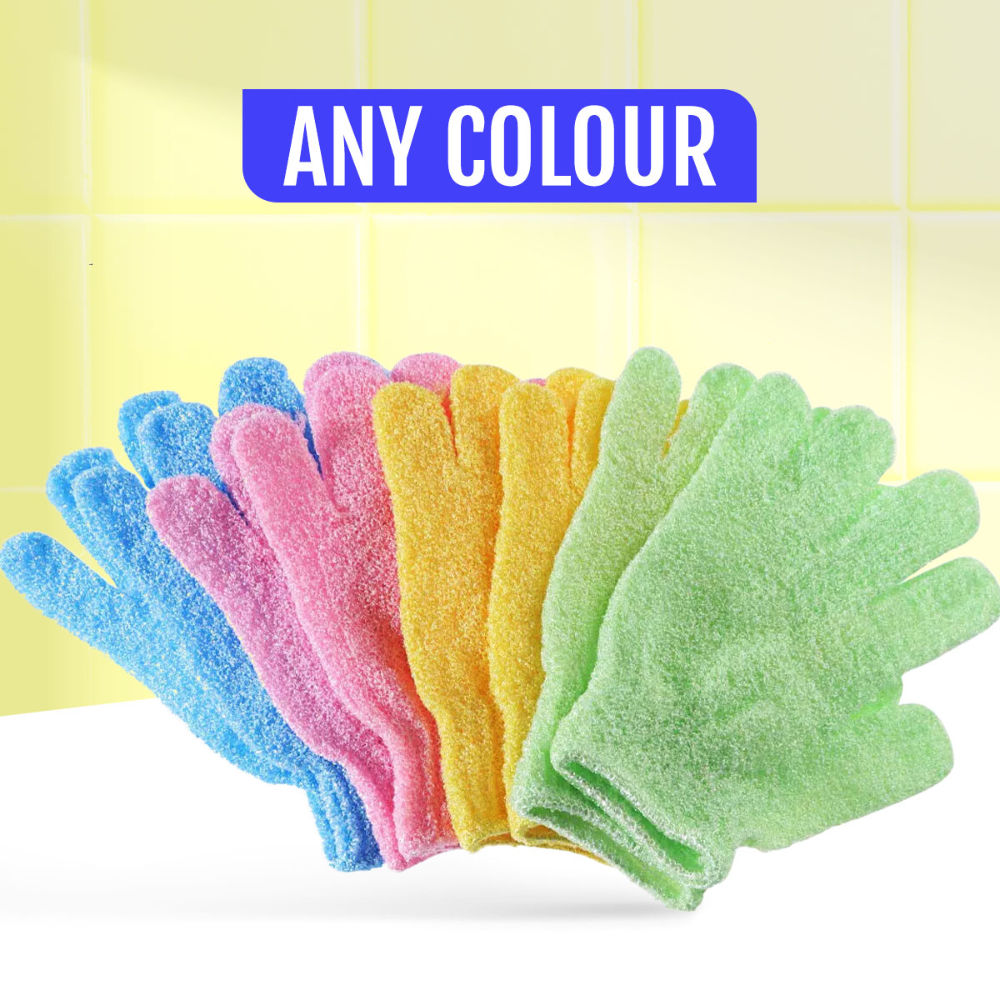Heavy Exfoliating Bath Glove Loofah Body Scrub Mitten For Dead Skin & Blackhead