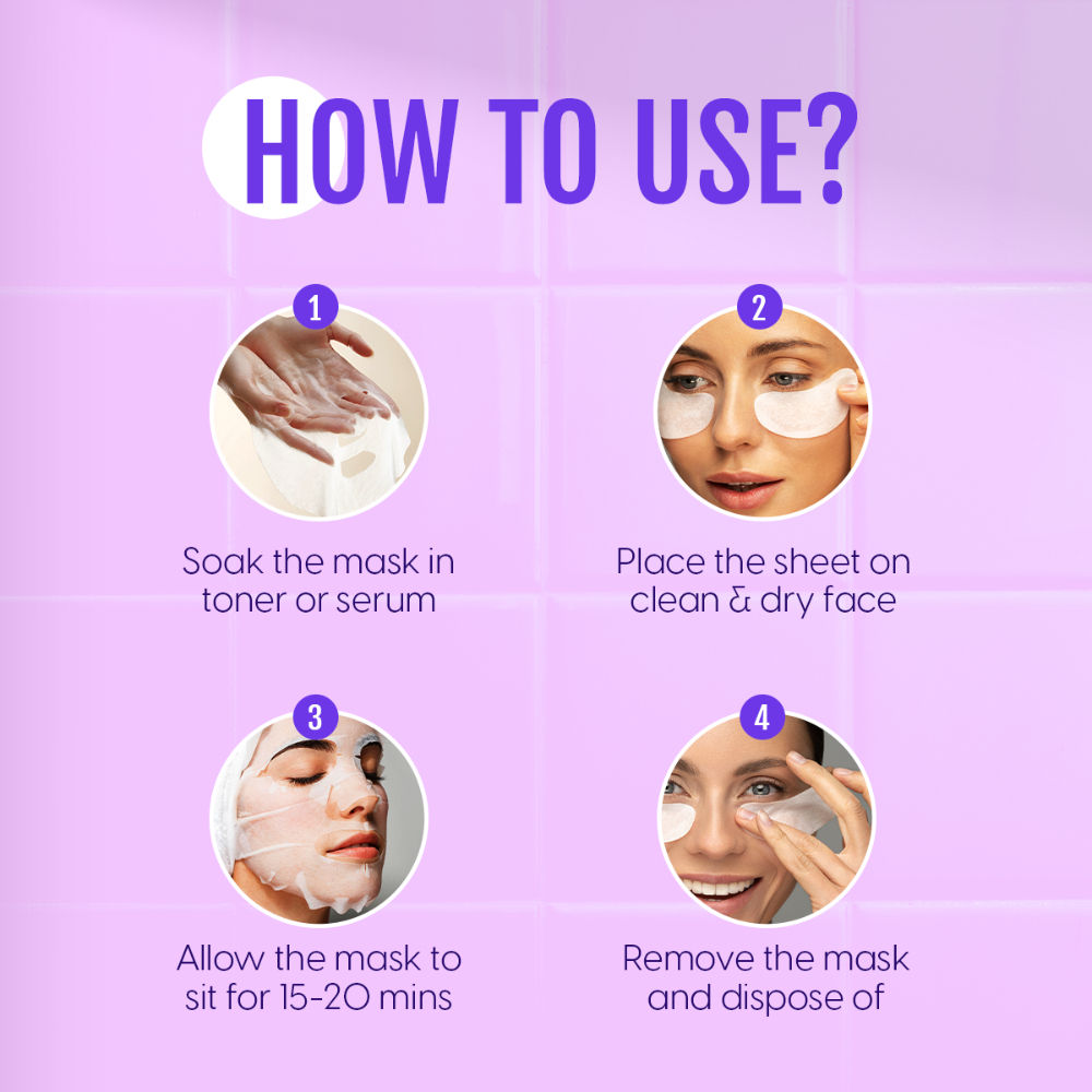 Diy Facial Sheet Masks & Under Eye Patches For Hydration & Dark Circles