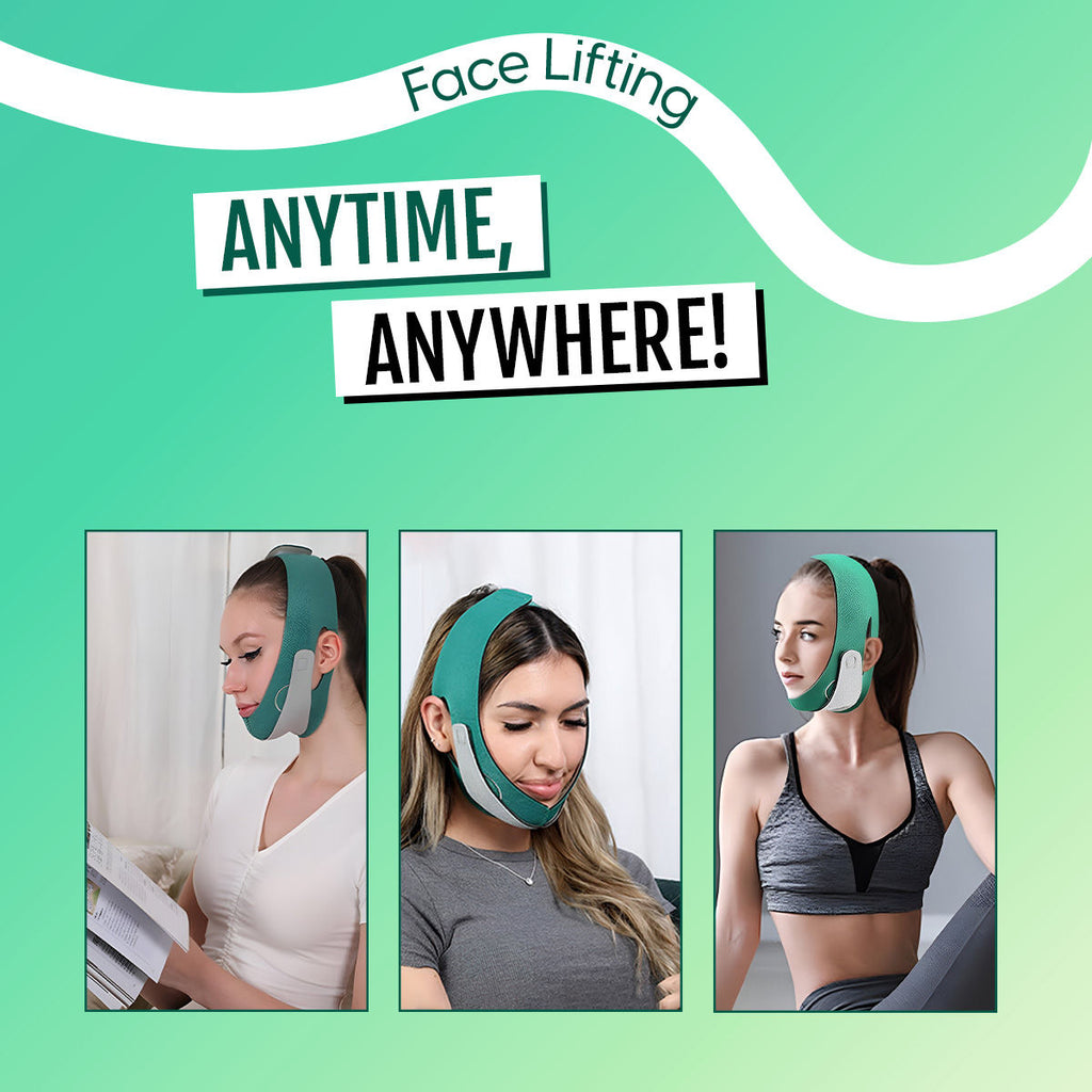 V Line Face Lifting Mask Double Chin Reducer Belt for Anti Aging Facial Toning, Slimming