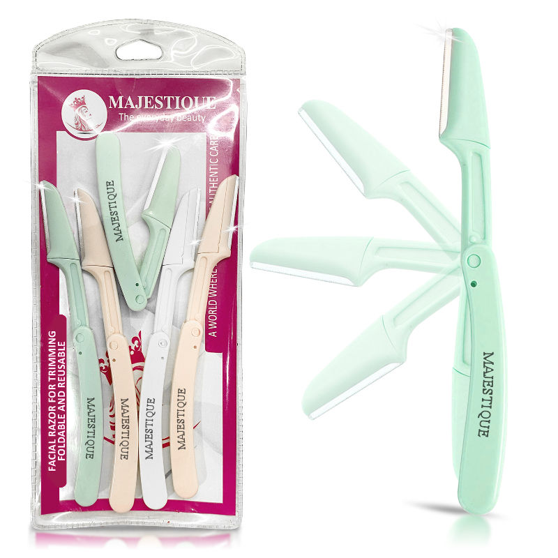 Foldable & Reusable Facial Hair Razor for Women
