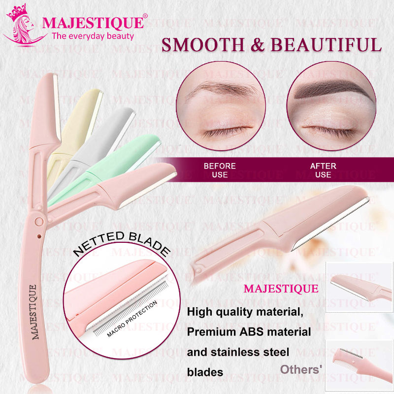 Foldable & Reusable Facial Hair Razor for Women