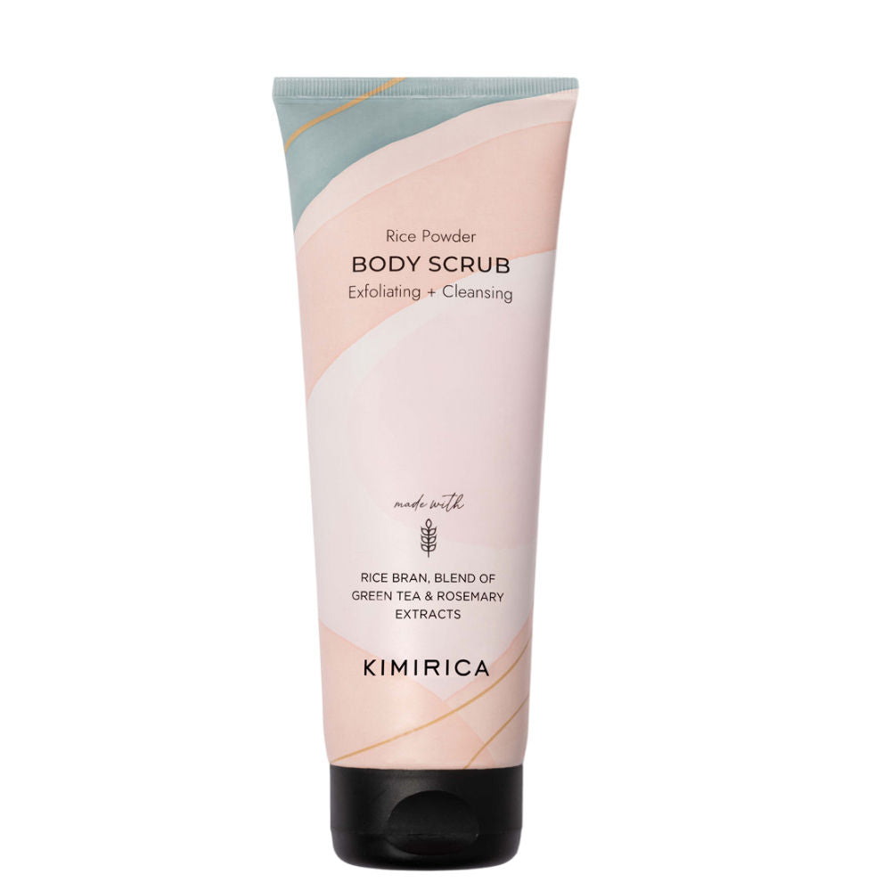 Exfoliating, Cleansing & Moisturising Rice Powder Body Scrub Tube