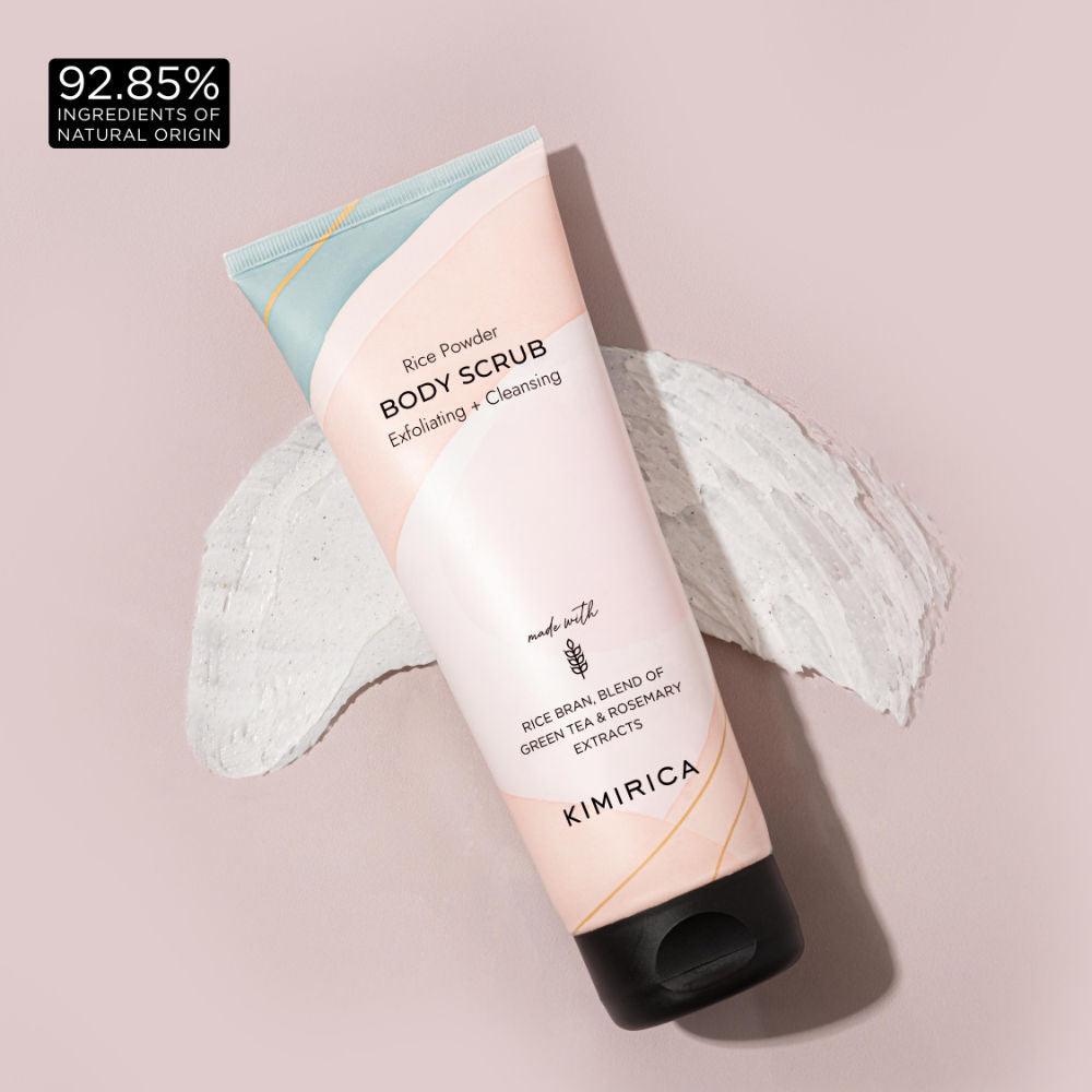 Exfoliating, Cleansing & Moisturising Rice Powder Body Scrub Tube
