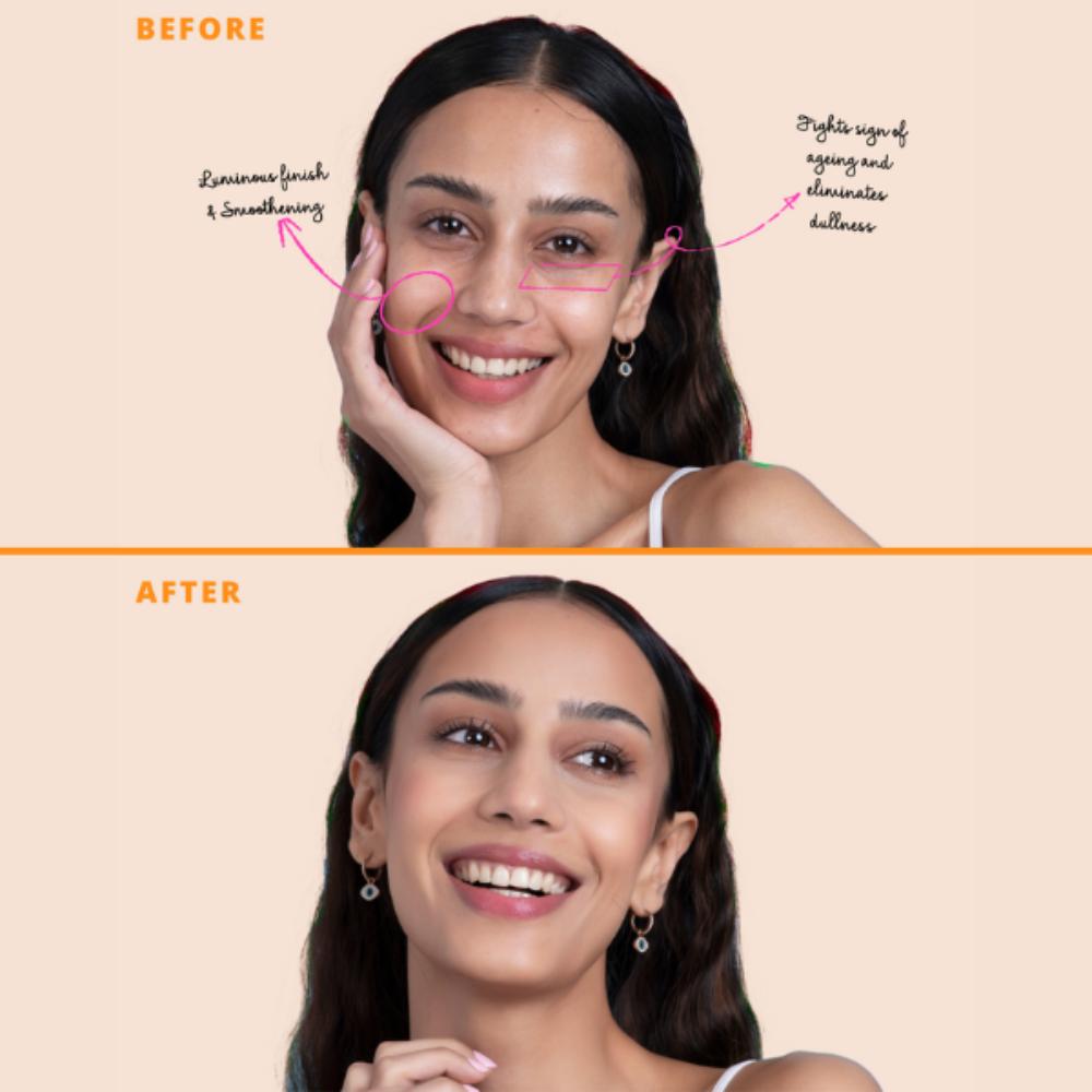 Dewy Gel Based Face Primer For Dry Skin Fine Lines & Hydration with Tripeptides