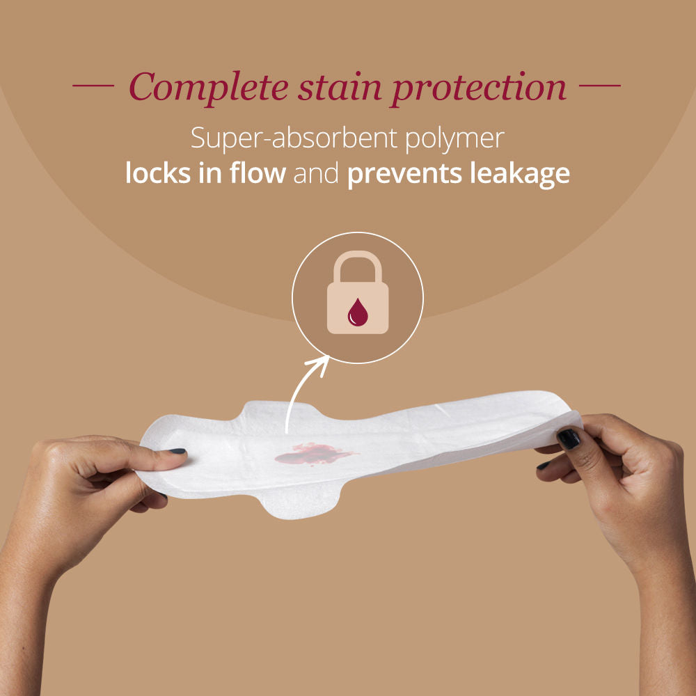 Sensitive Sanitary Pads - 30 XL - Certified 100% Rash-Free - With Disposal Bags