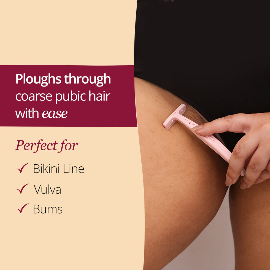 Bikini Razor for Women - For Irritation-Free Shaving of Bikini Line - No Cuts - Pack of 1
