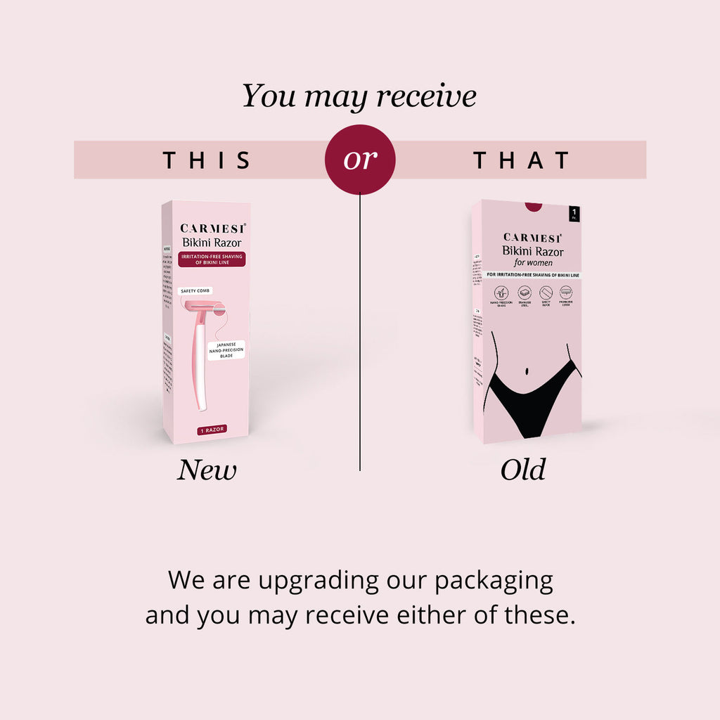 Bikini Razor for Women - For Irritation-Free Shaving of Bikini Line - No Cuts - Pack of 1