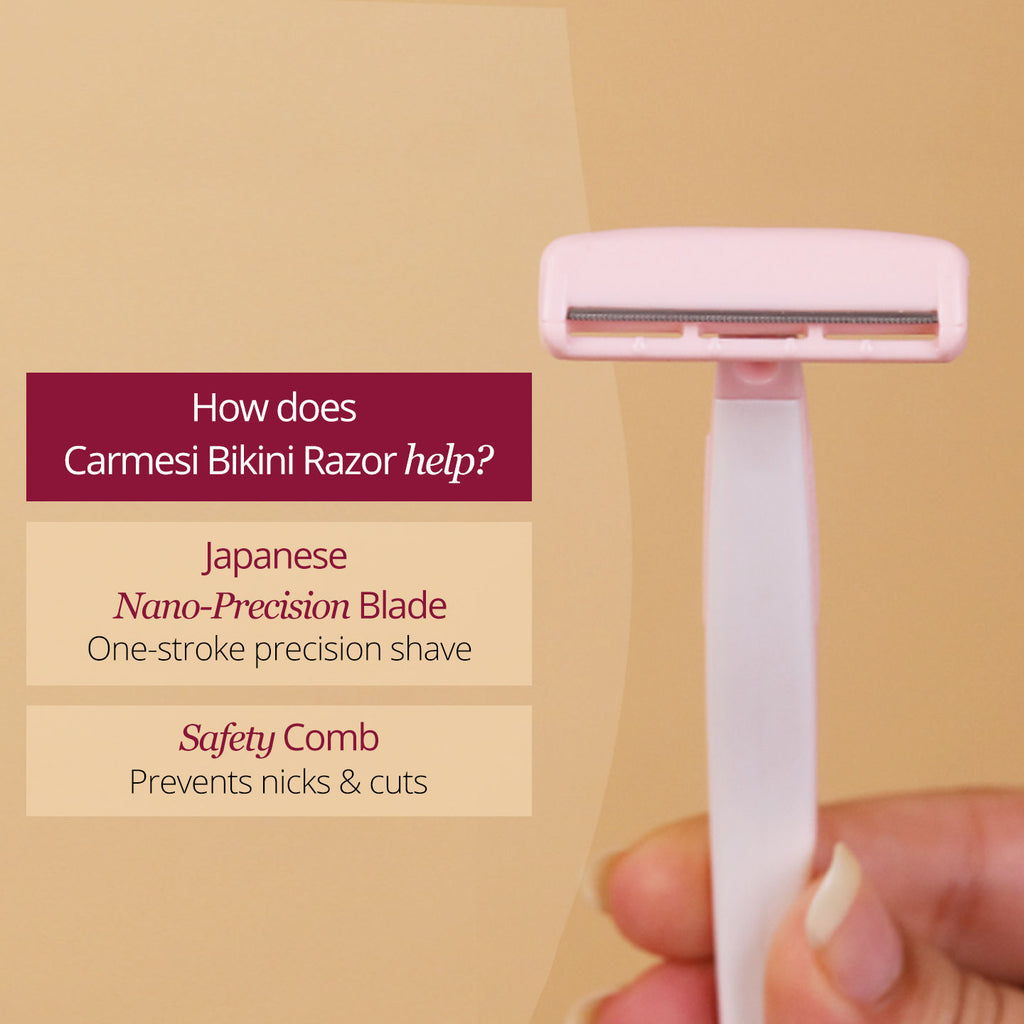 Bikini Razor for Women - For Irritation-Free Shaving of Bikini Line - No Cuts - Pack of 1