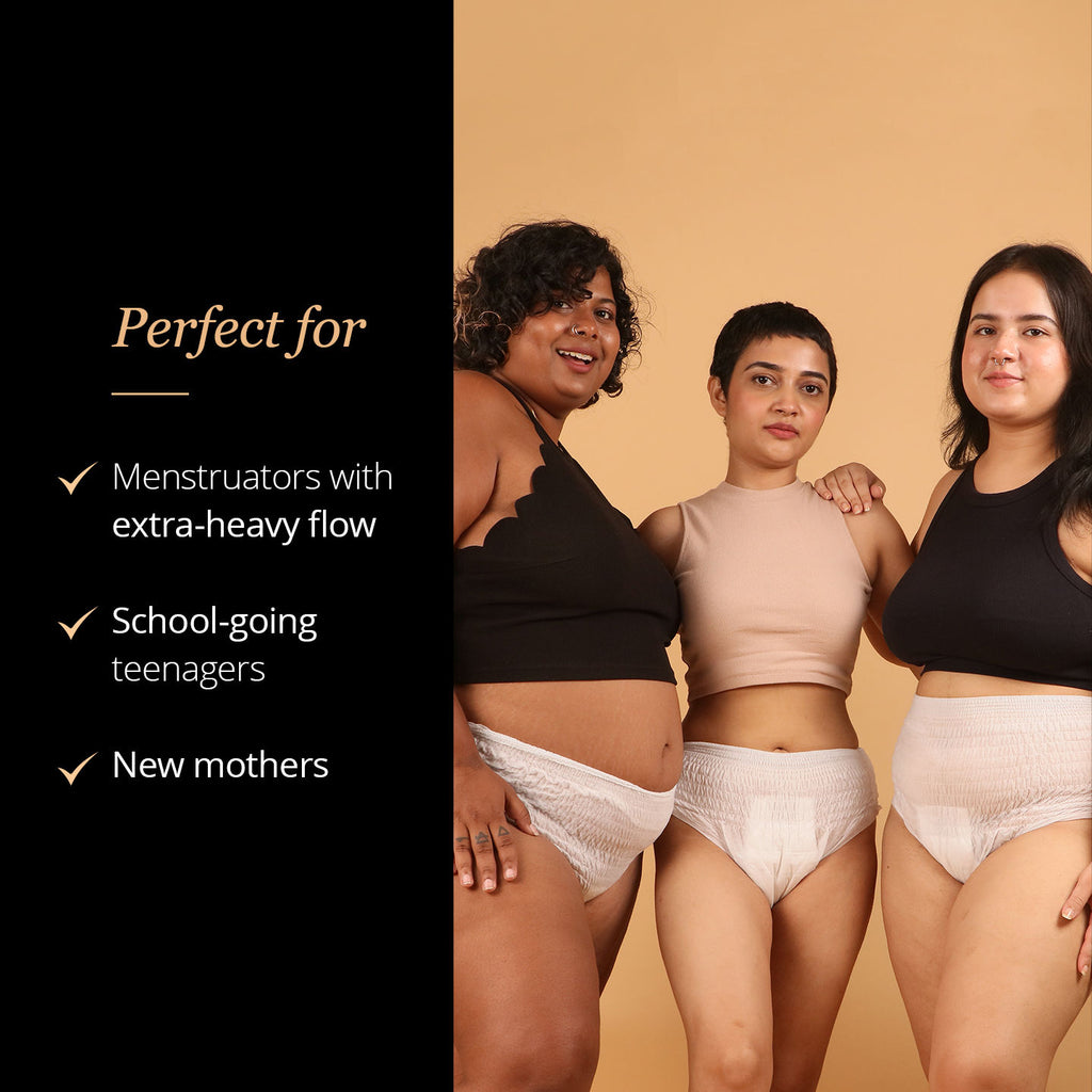Disposable Period Panties (Xl-Xxl), Leak-Proof Protection For Heavy-Flow Nights