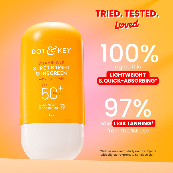 Vitamin C + E Super Bright Sunscreen, SPF 50+ PA++++ In-Vivo Tested