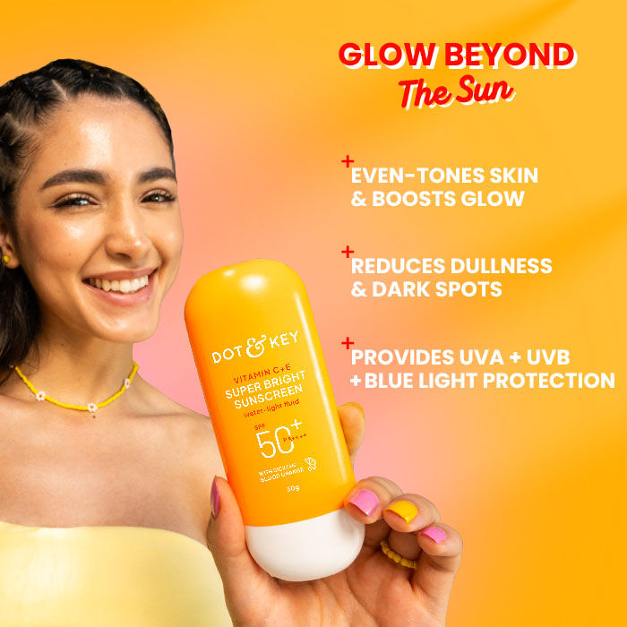 Vitamin C + E Super Bright Sunscreen, SPF 50+ PA++++ In-Vivo Tested