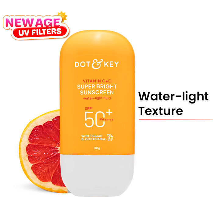 Vitamin C + E Super Bright Sunscreen, SPF 50+ PA++++ In-Vivo Tested - 80g
