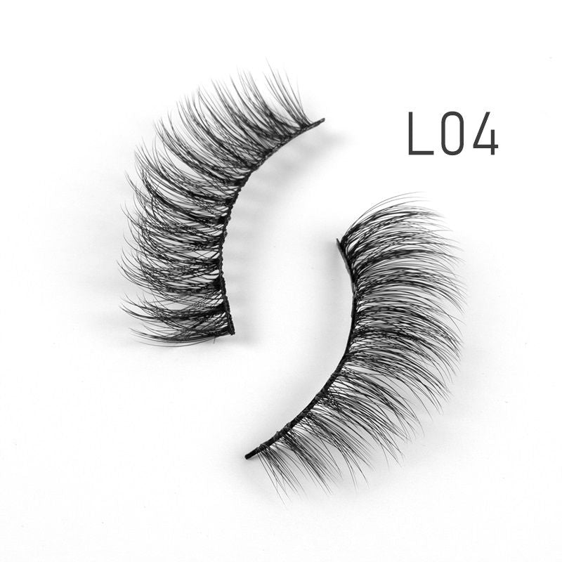 Eyelash Set 3D False Long And Natural Eye Makeup 10 Pairs - L04