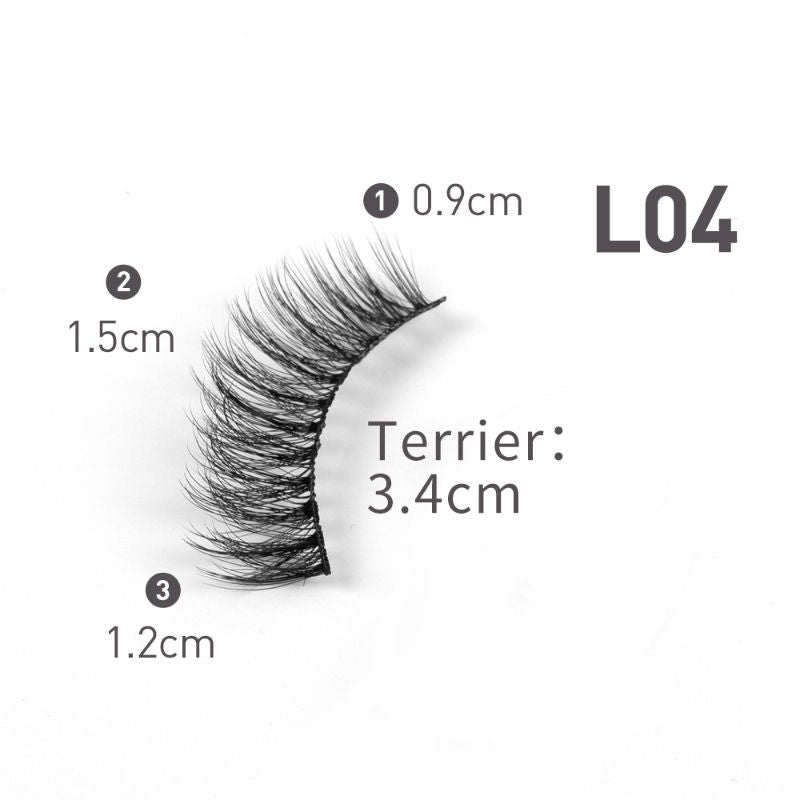 Eyelash Set 3D False Long And Natural Eye Makeup 10 Pairs - L04