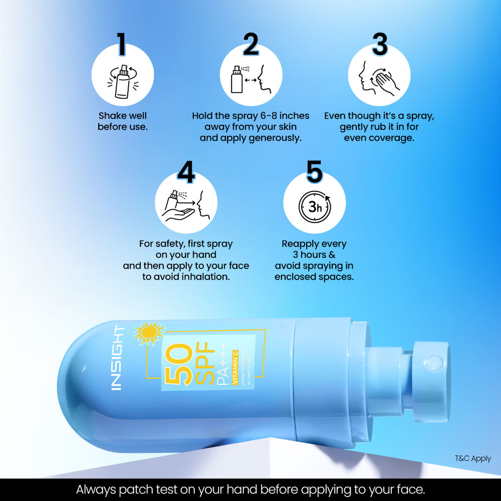SPF 50 PA+++ Sunscreen Spray For Face & Body